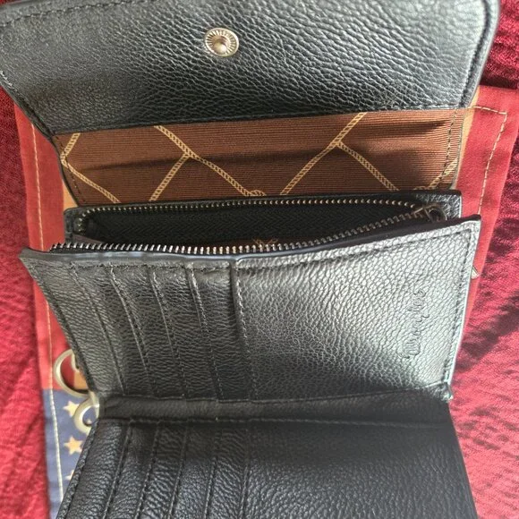 Brand New Wrangler Women's Black Wallet New with tags by Montana West - Picture 6 of 7